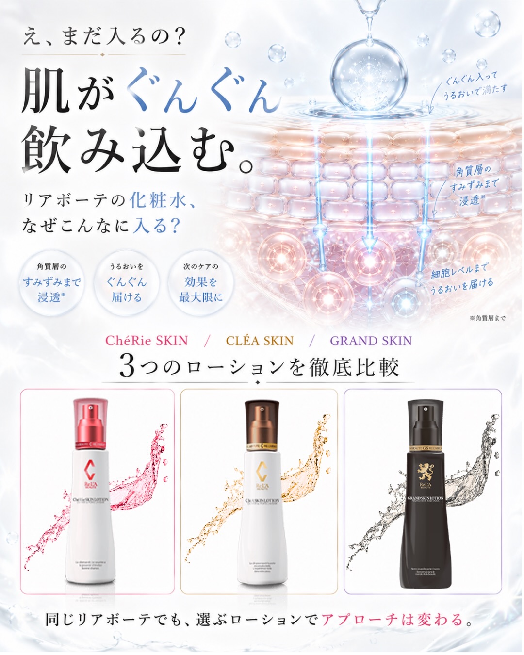 RE L'ABEAUTE（リアボーテ） 公式サイト 幹細胞サイエンスの最高峰の